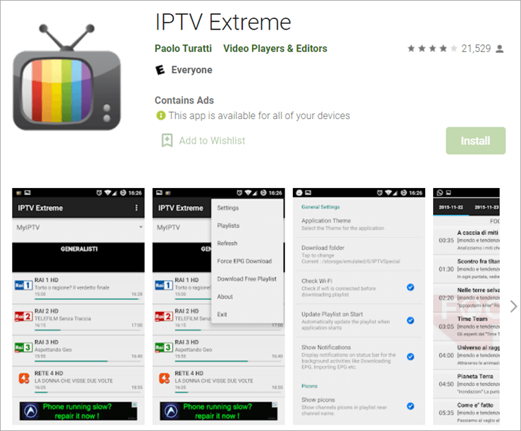 Live TV On Android
